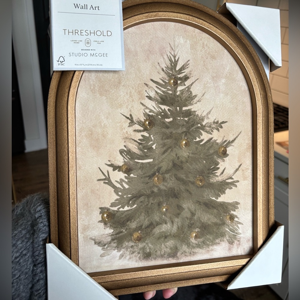 Studio McGee Christmas Tree Framed art